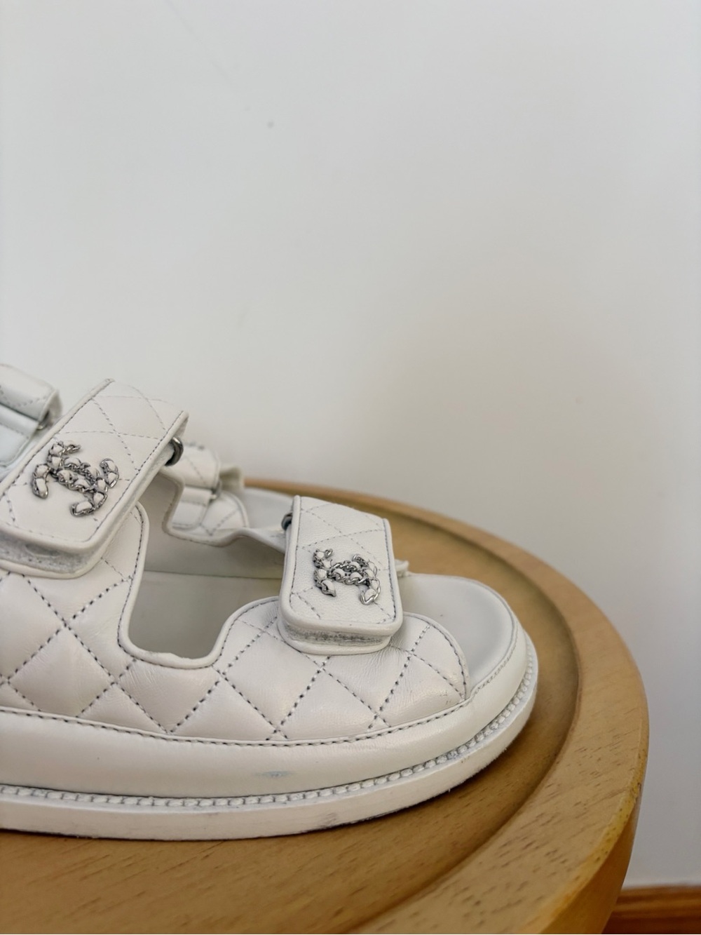 Chanel Leather Dad Sandals - Picture 6 of 8
